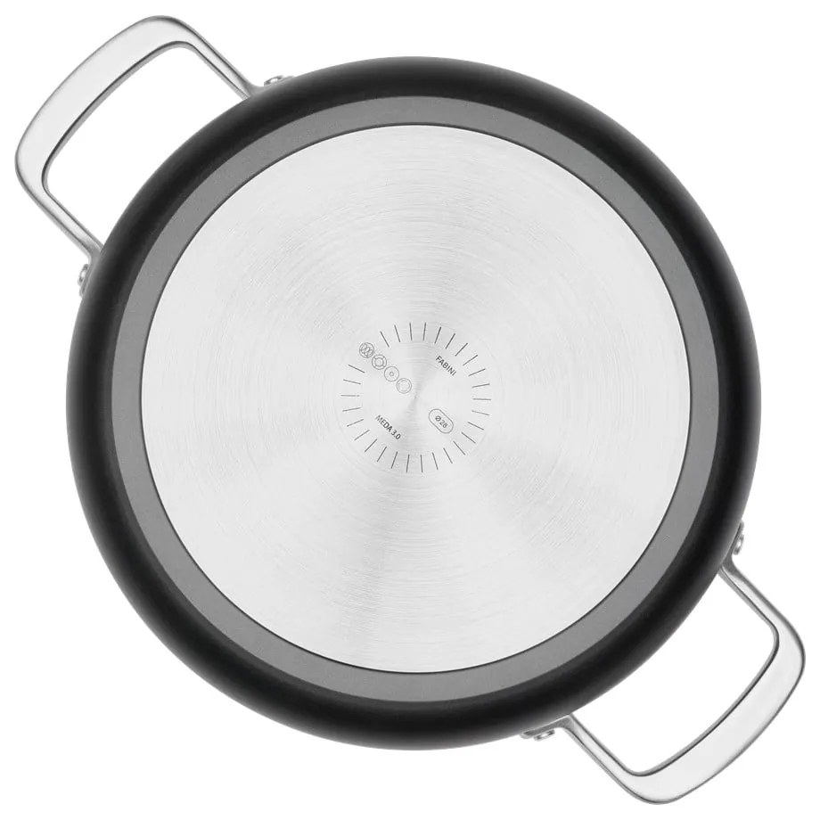 Serpenyő fedővel-kerámia felülettel ø 28 cm tegame Meda 3.0 – FABINI