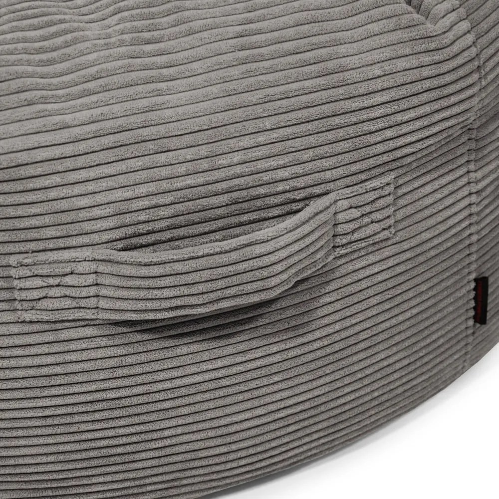 Mustársárga kordbársony babzsákfotel Roll 105 – SLOWDOWN