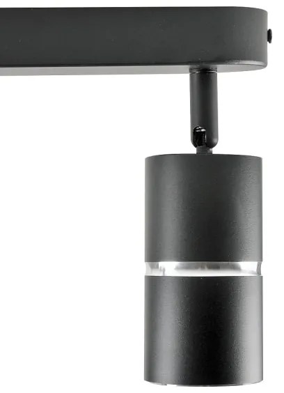 Spotlámpa BAMBOO 2xGU10/10W/230V fekete