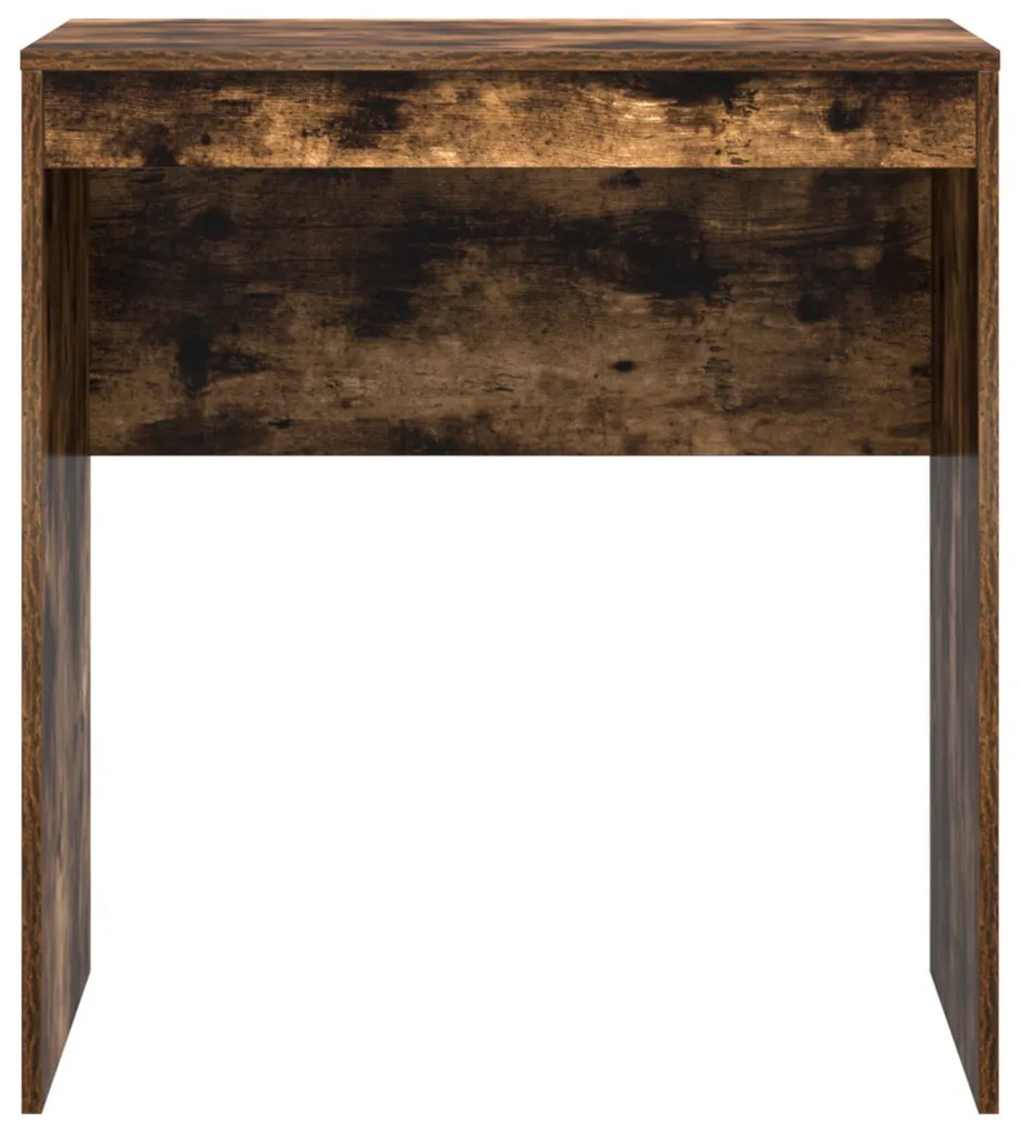 vidaXL Füstölt Tölgy Íróasztal Füstölt Tölgy MDF 70 x 40 x 76 cm Tartós