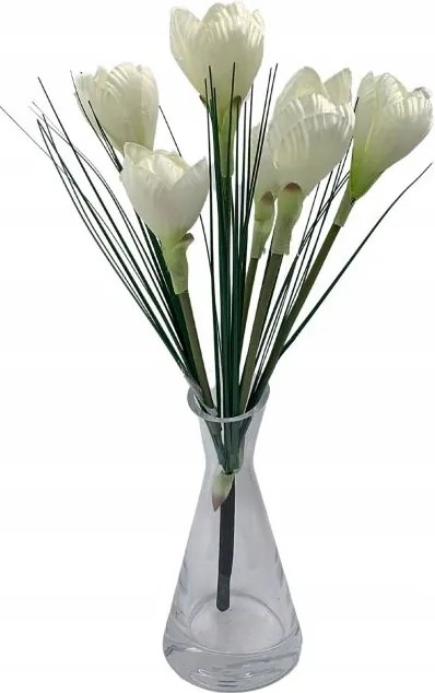 Krokodil csokor 39 cm krémszínű