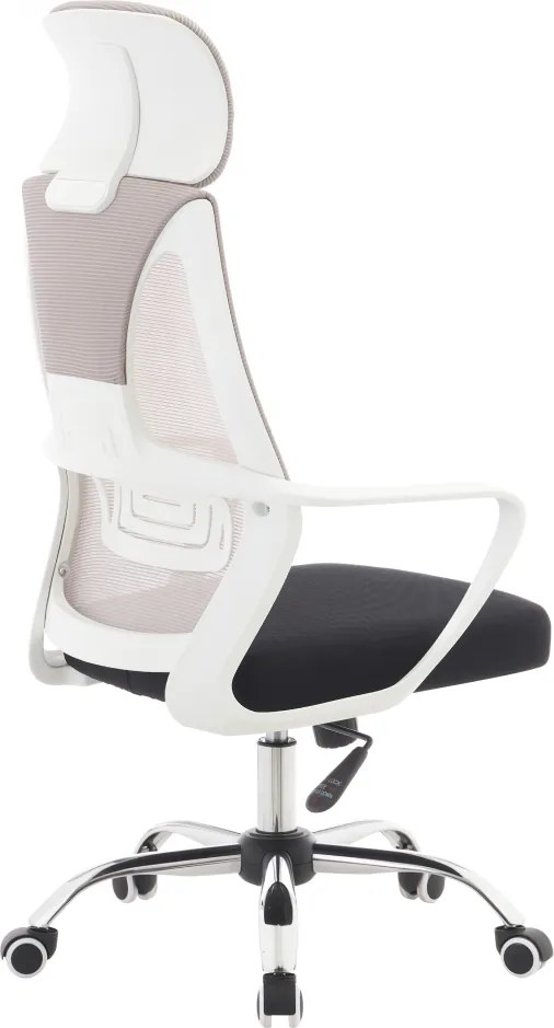 Irodai szék, szürke/fekete/fehér, TAXIS 2 NEW