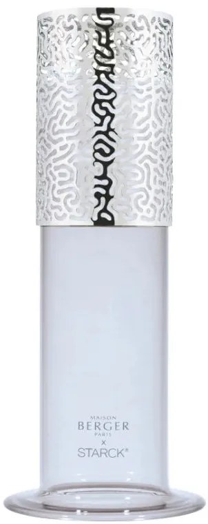 Starck gyertyatartó + Peau de Pierre gyertya/Stone face 120g szürke - Maison Berger Paris