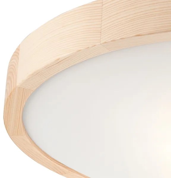 Mennyezeti lámpa NATURAL SLIM 3xE27/60W/230V ø 47 cm fenyő