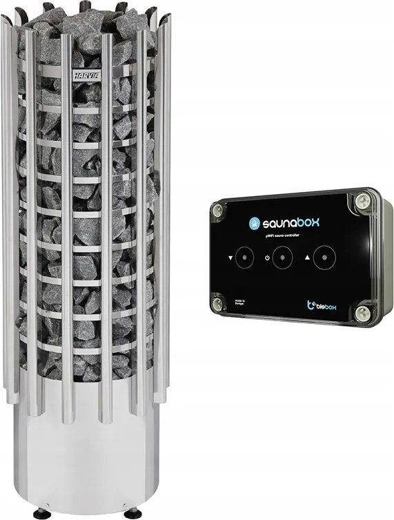 Szauna kályha szett Harvia Glow TRT70E 7kW SzaunaBox vezérlő