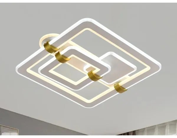 LED fényerőszabályozható mennyezeti lámpa LED/140W/230V 3000-6500K + távirányító