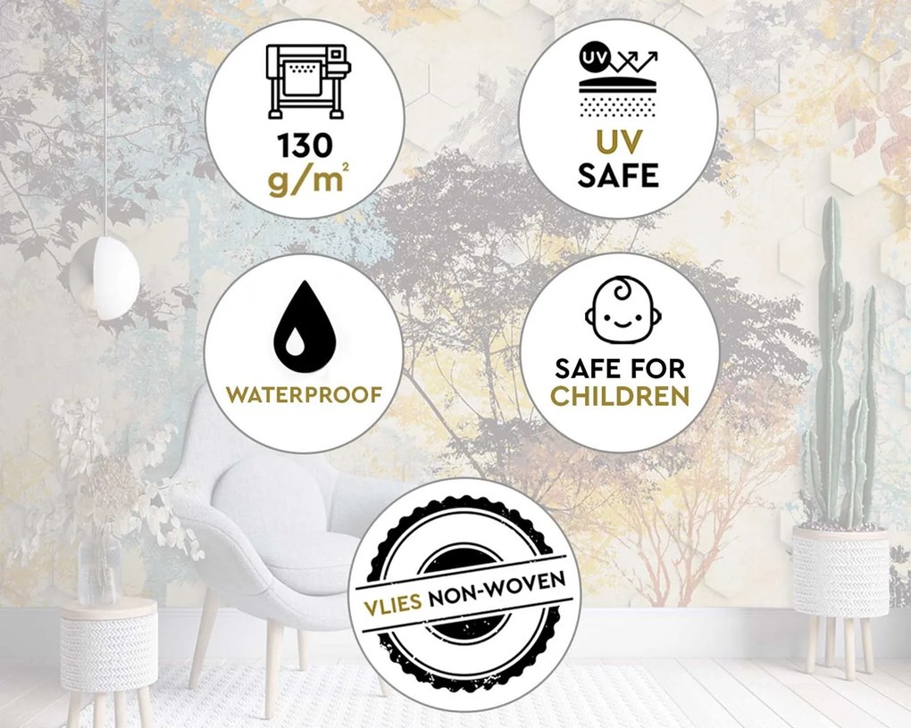 Gario Fotótapéta Őszi fák Anyag: Vlies, Méret: 350 x 245 cm