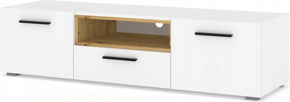 Tv szekrény Anette 151 cm fehér artisan