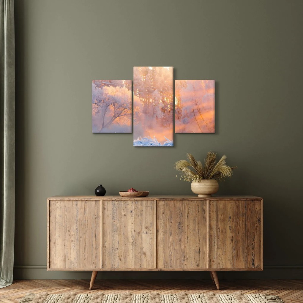 Kép - fagyos hajnal (90x60 cm)