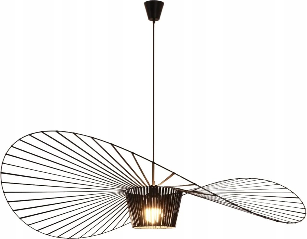 Függő lámpa Csillár Art kalap 1 -fénypontok E27 140CM átmérő