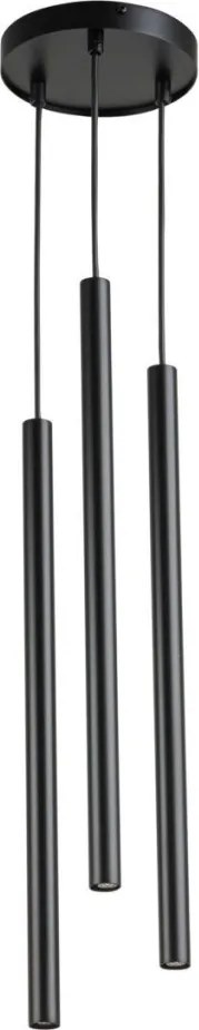 SIGMA LIGHTING 33622 SOPEL Többágú Függesztett Lámpa Fekete G9 IP20