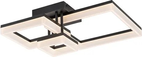 RÁBALUX 71386 AMILIA Modern LED Mennyezeti Lámpa Fekete IP20