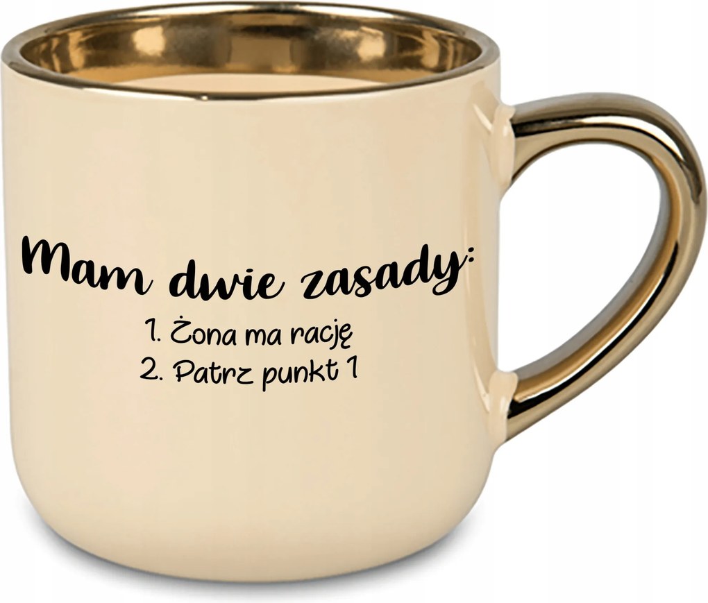 Bögre Nagy Krém Van Két Szabályom Ajándék Feleség Férj Pár Házasság