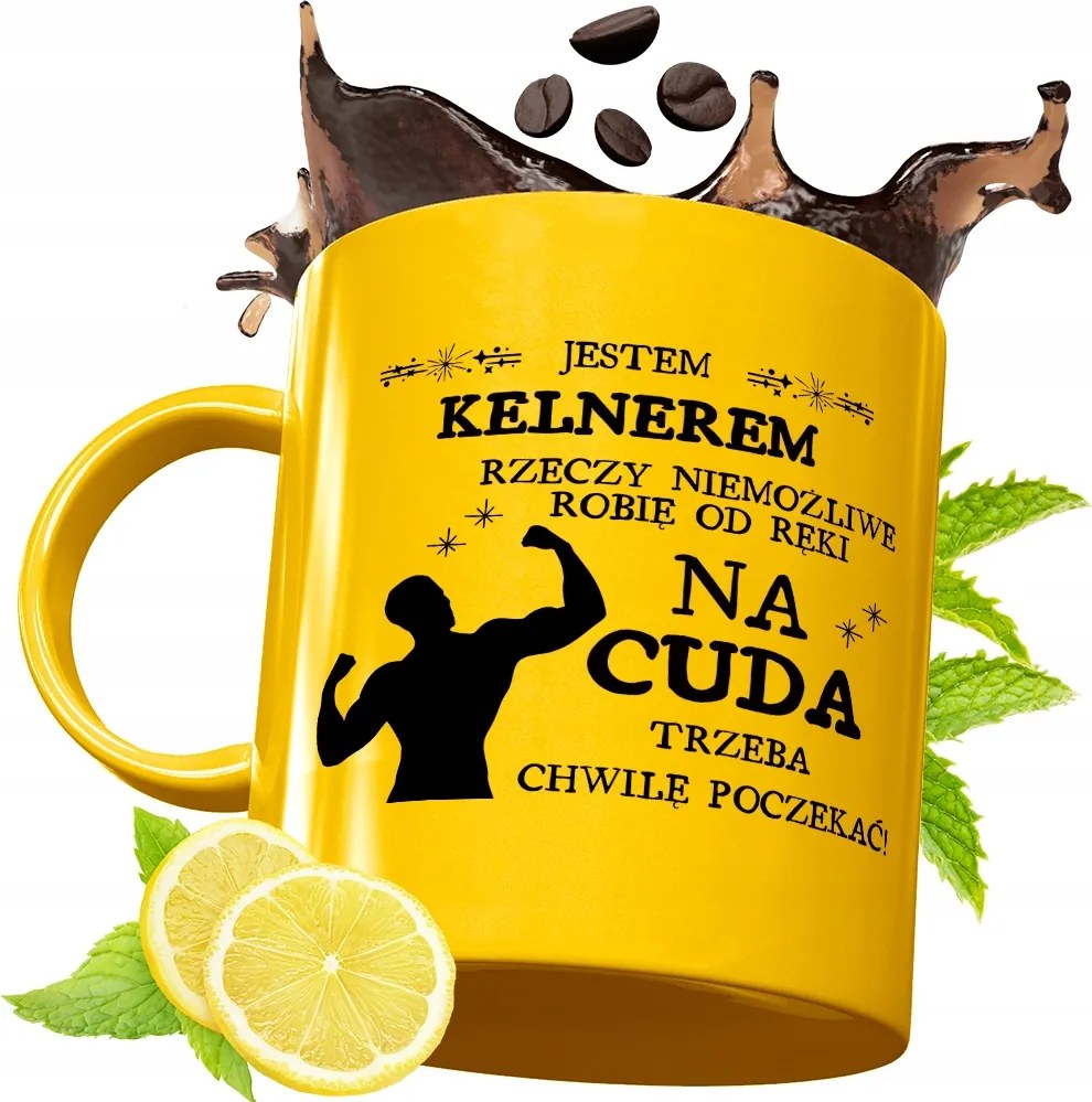 Prémium Arany Bögre Pincérnek Ajándék Nyomtatott Fotóval