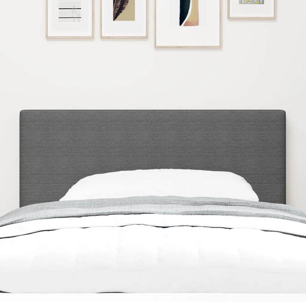 Fejtámla Egyszerű Design Világosszürke 100 cm Corduroy Szövet