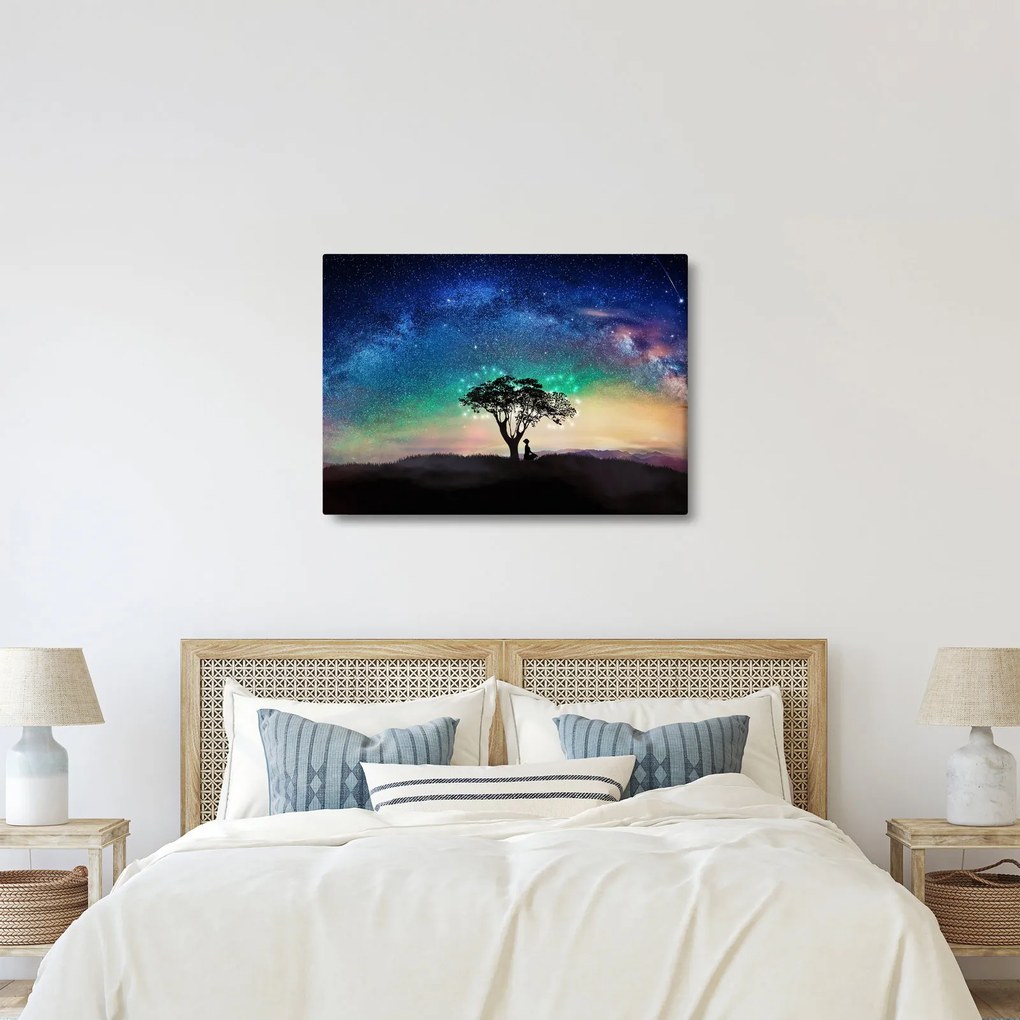 Kép - Pihenés a csillagok alatt (70x50 cm)