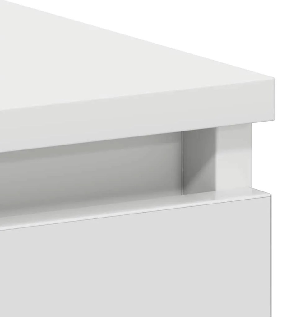 fehér szerelt fa íróasztal 90 x 45 x 76 cm