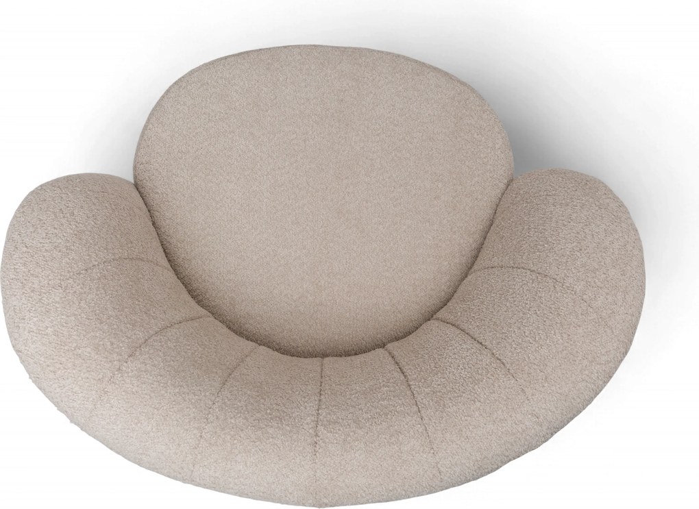 Soya relax fotel - bézs bouclé Catch Me 02