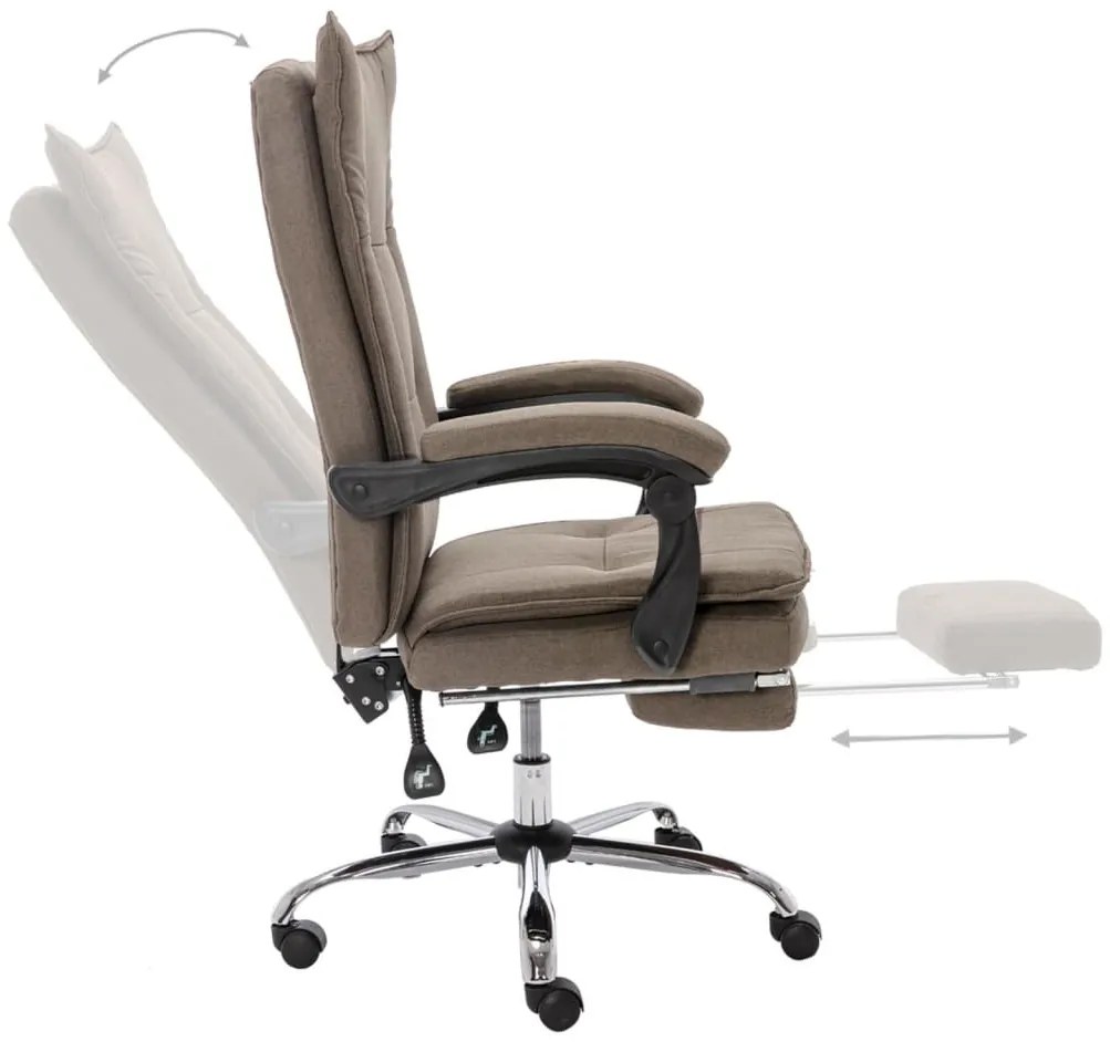 tópszínű szövet irodaszék