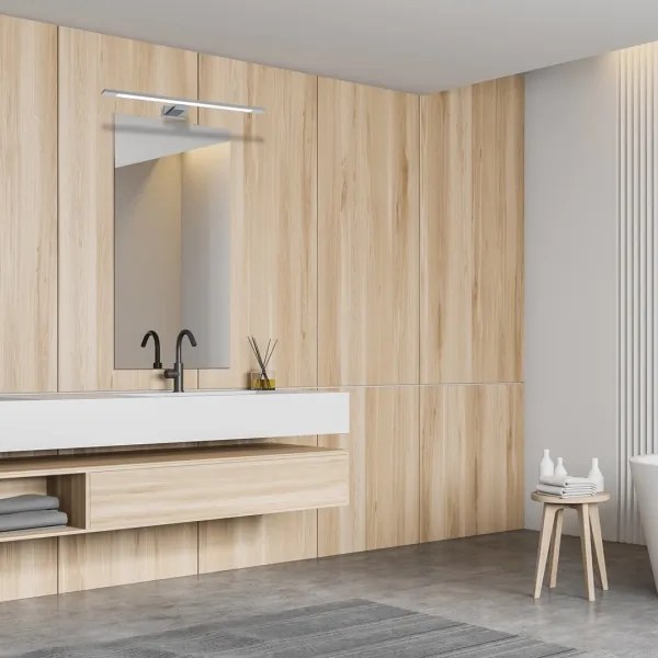 LED fürdőszobai tükörvilágítás SHINE LED/12W/230V 60 cm IP44 fényes króm