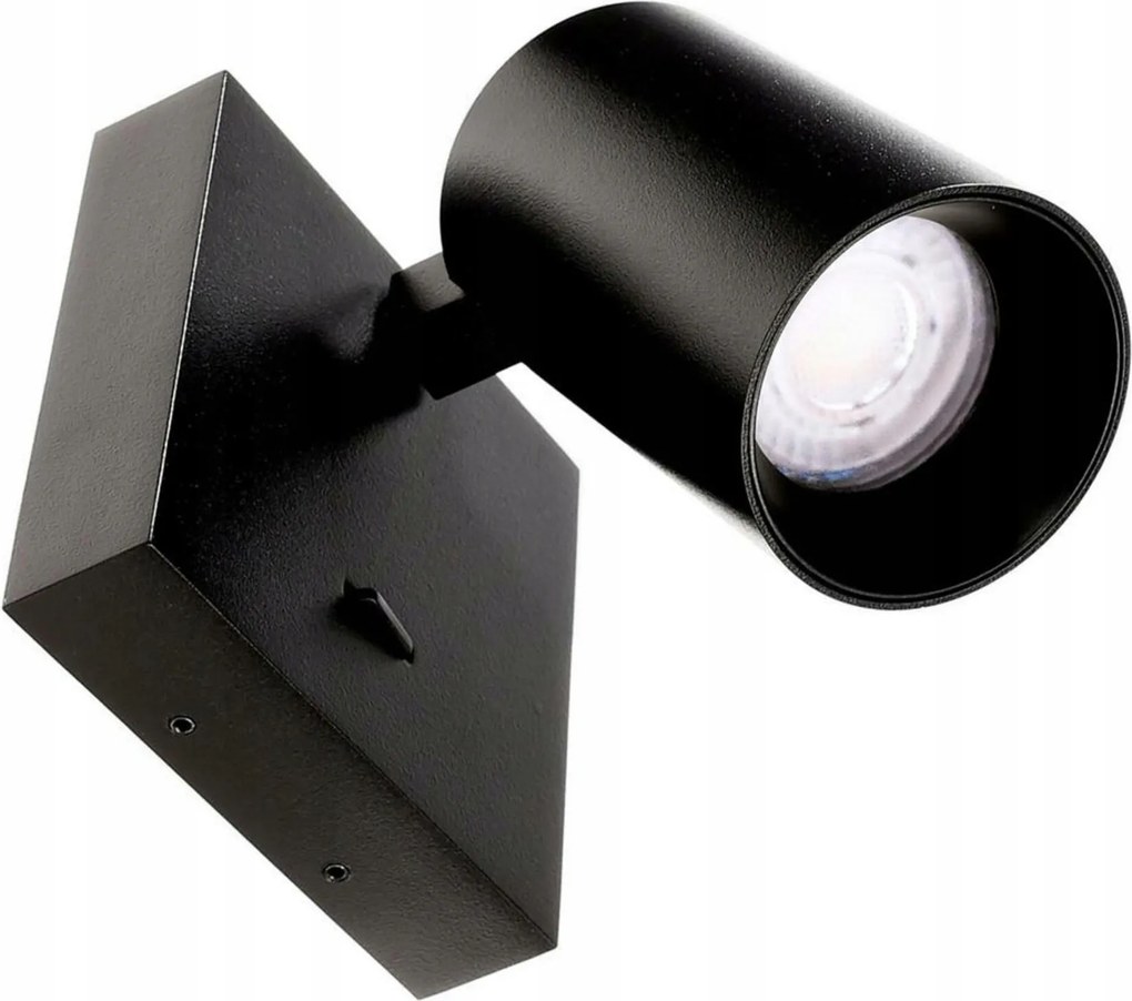 Könnyű benyomások Deko-Light falra szerelhető lámpa Can Tilt négyzet alakú