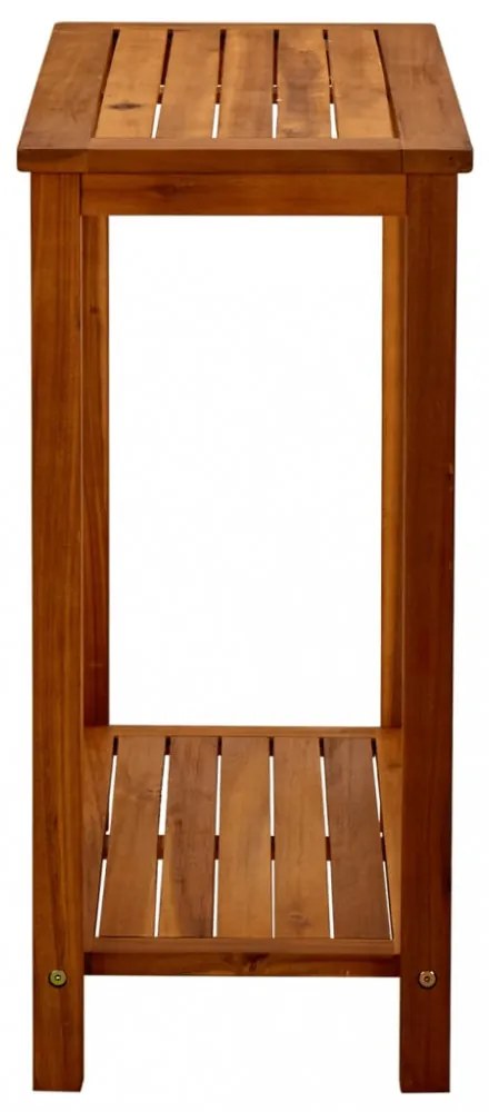 tömör akácfa kerti tálalóasztal 80 x 35 x 75 cm