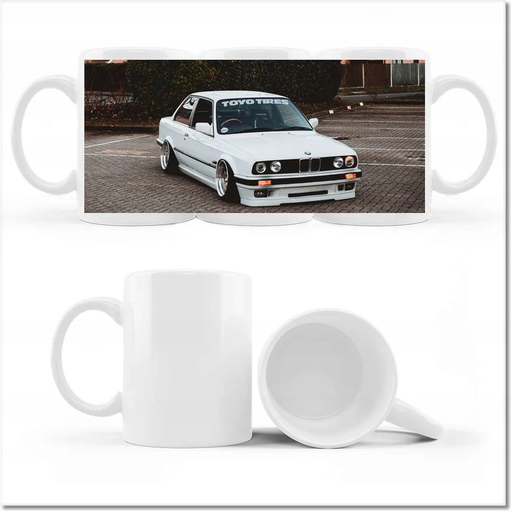 Bmw Beemka fényképes bögre Autó