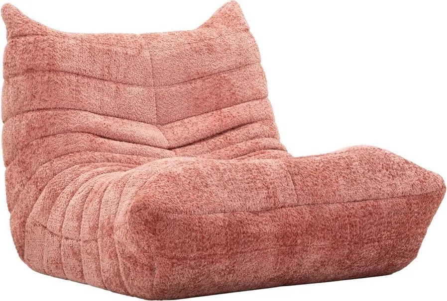 Rózsaszín buklé babzsákfotel Mask – Mauro Ferretti