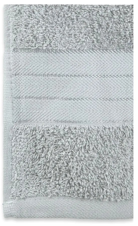 Világosszürke frottír pamut törölköző szett 4 db-os 50x100 cm – Good Morning