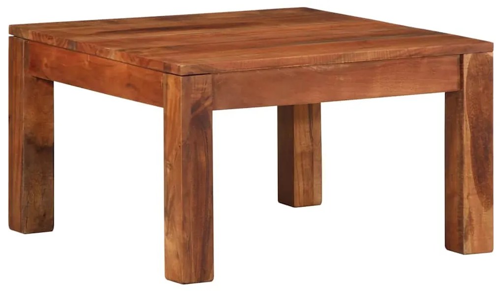 vidaXL dohányzóasztal 60x60x35 cm tömör fa akácfa