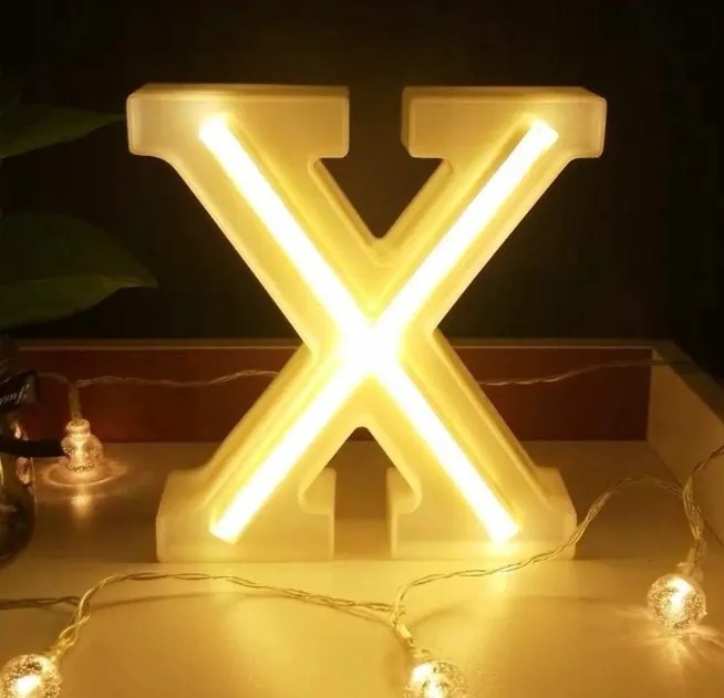 Fali/asztali dekoráció, Lámpa Meleg fehér X