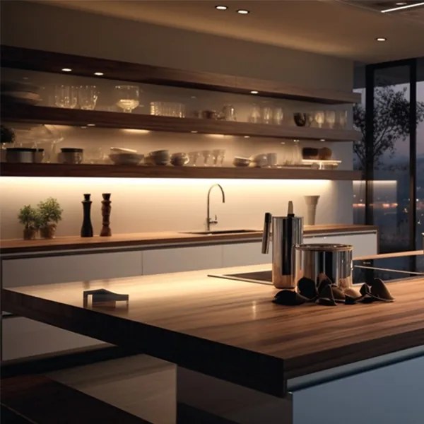 LED Pultmegvilágító konnektorral és USB porttal LED/18W/230V 4000K ezüst