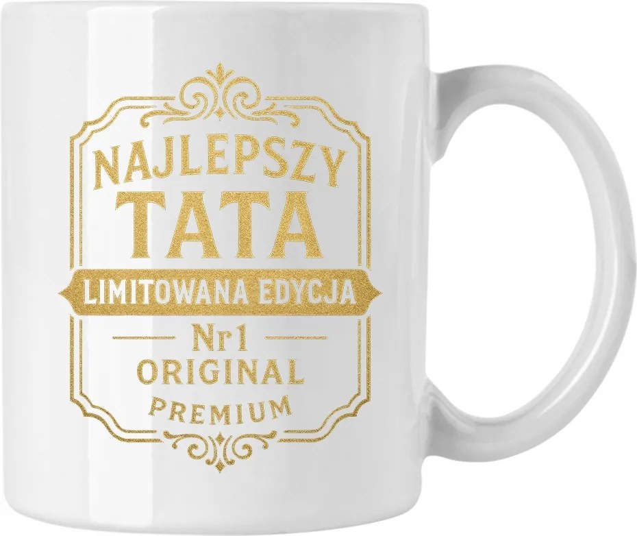 Bögre Ajándék Apának Legjobb Apa No. 1 Fehér 330ml