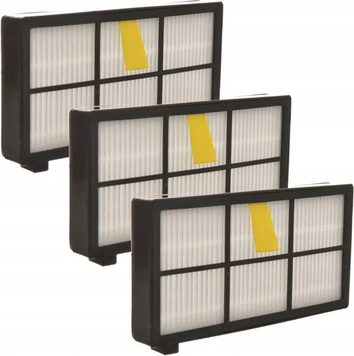 3x Levegőszűrő iRobot Roomba 800 860 870 886 891 896 900 960 966 980 készülékhez