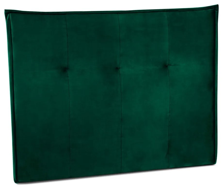 Sötétzöld ágytámla 200x120 cm Monica – Milo Casa