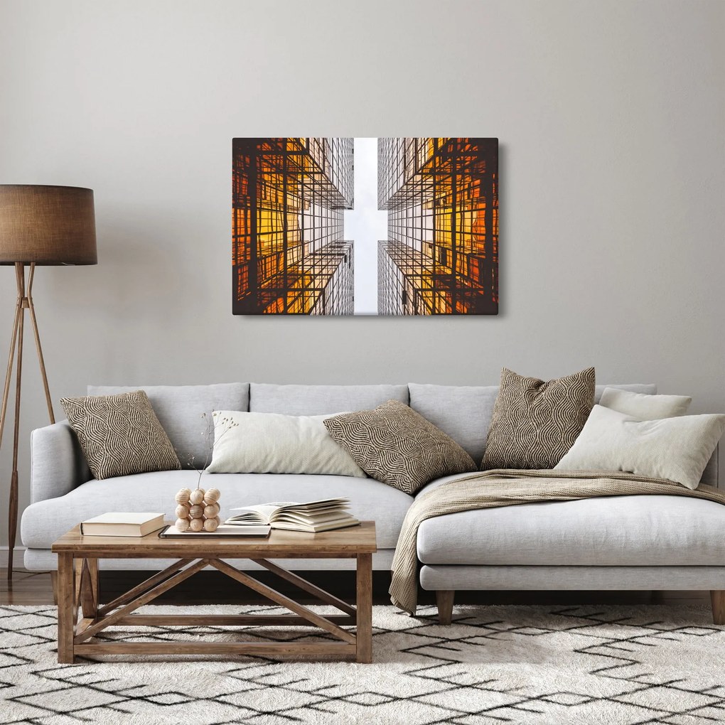 Felhőkarcoló képe (90x60 cm)