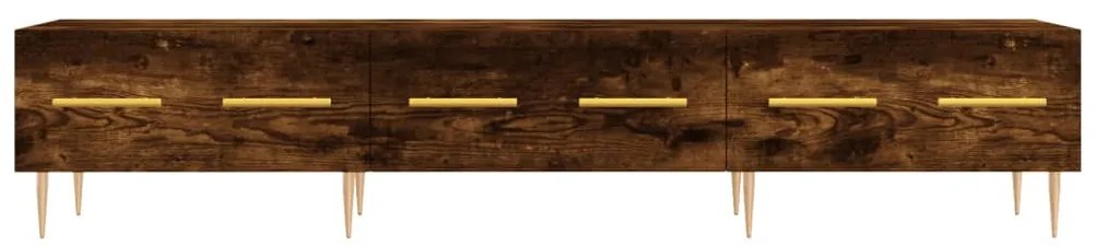 füstös tölgy színű szerelt fa TV-szekrény 150 x 36 x 50 cm