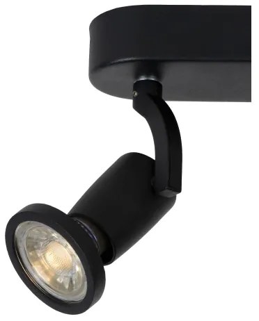 Lucide 11903/10/30 - LED spotlámpa JASTER-LED 2xGU10/5W/230V fekete