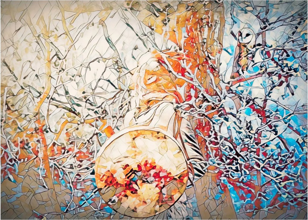 Kép - Mozaik absztrakció (70x50 cm)
