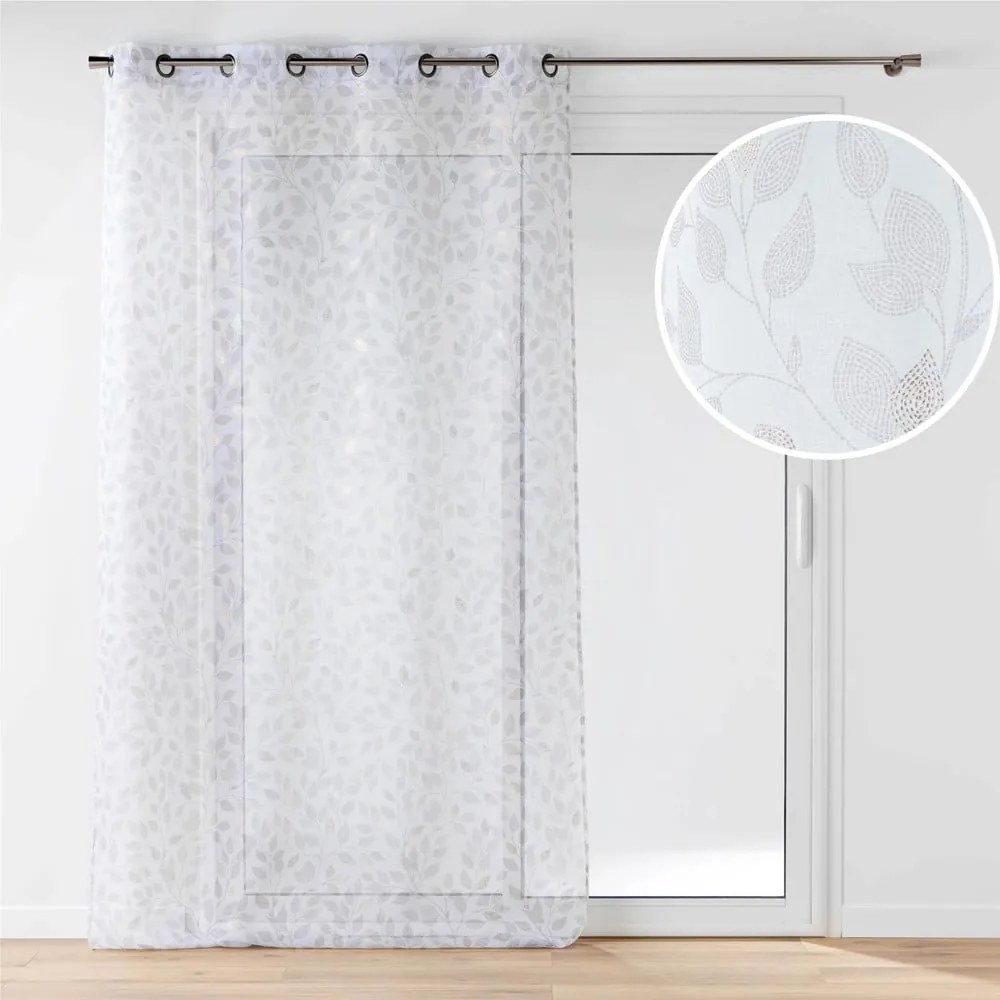 Fehér voile fényáteresztő függöny 140x240 cm Duchesse – douceur d'intérieur