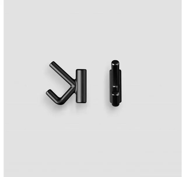 Fogas fém, Lens, fekete matt