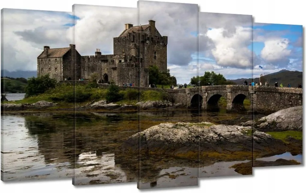 Vászonkép 100x60 Kastély a vízen