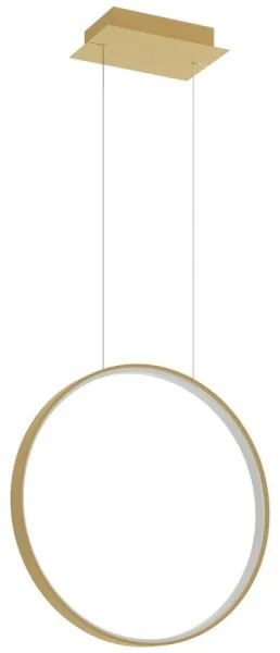 Thoro TH.221 - LED Csillár zsinóron RIO LED/30W/230V CRI95 4000K átm. 55 cm arany