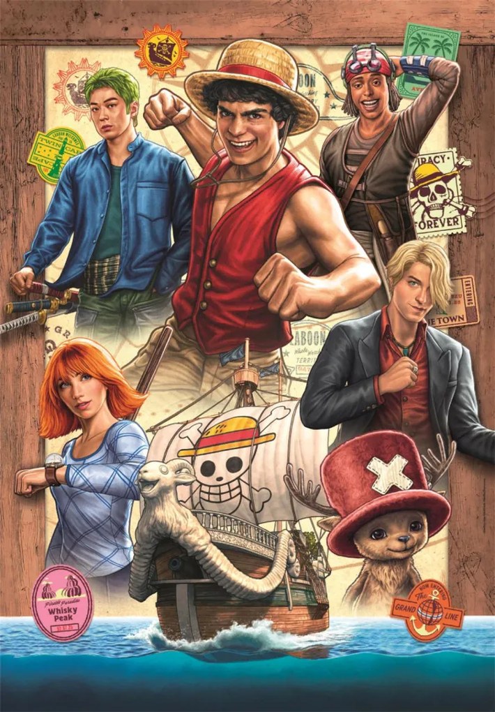 One Piece Treasure Hunt 300 db-os puzzle Clementoni