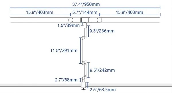 Brilagi - LED Dimmelhető érintős asztali lámpa VARIO LED/24W/230V 3000-6500K fehér