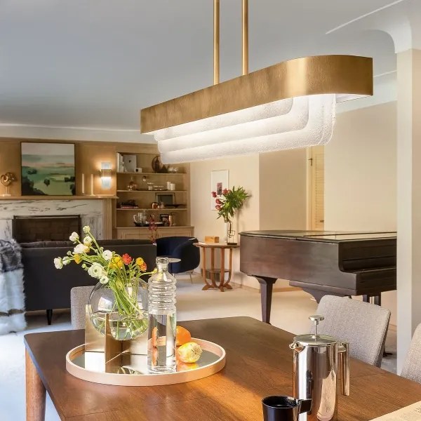 Kichler KL-SERENE-LED-LP-92-NBR - SERENE rúdra szerelt LED csillár LED/40W/230V arany