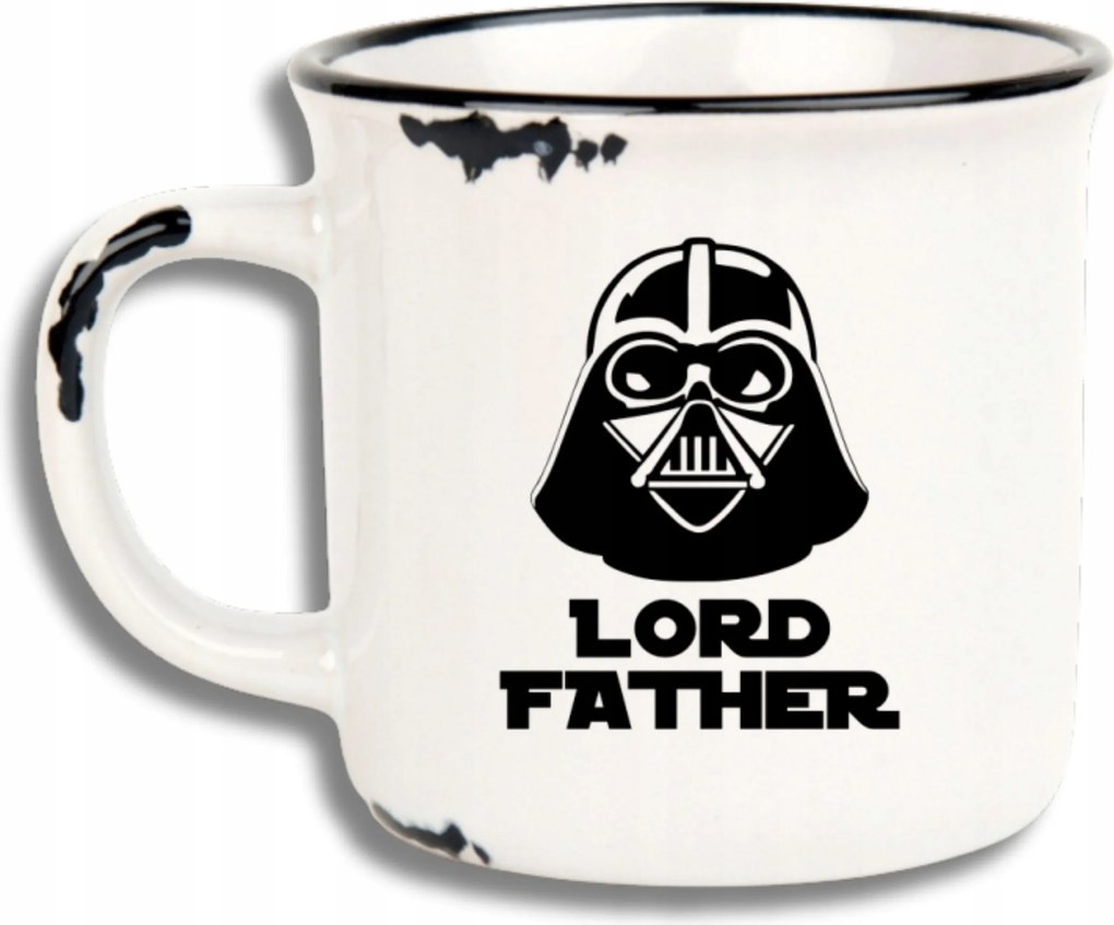Bögre Fehér Retro Vicces Ajándék Apák Napja Lord Father