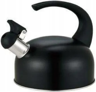 Hagyományos zománcozott acél vízforraló 1,8 l fekete