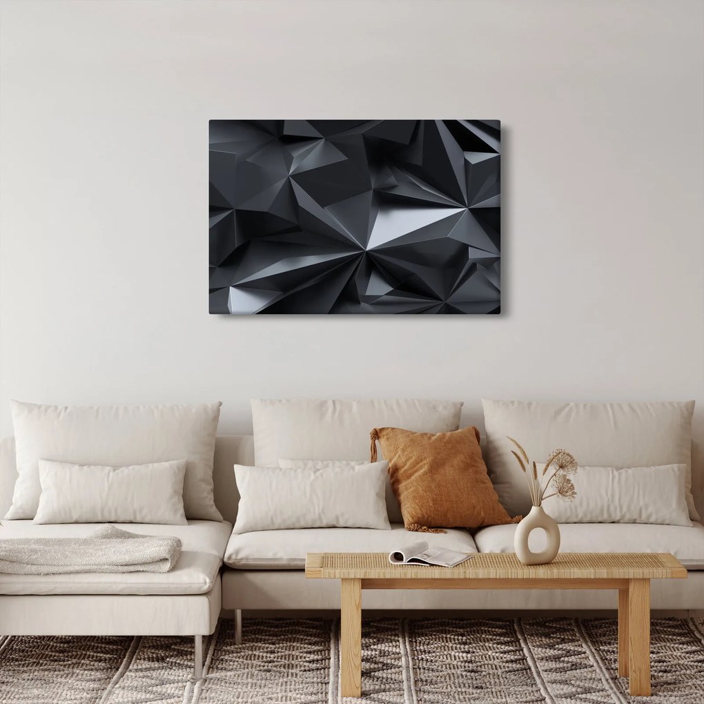 Kép - Geometriai absztrakció (90x60 cm)