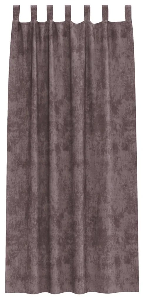 Bársony Függönyök 2 db Gombfüllel Barna 225x140 cm